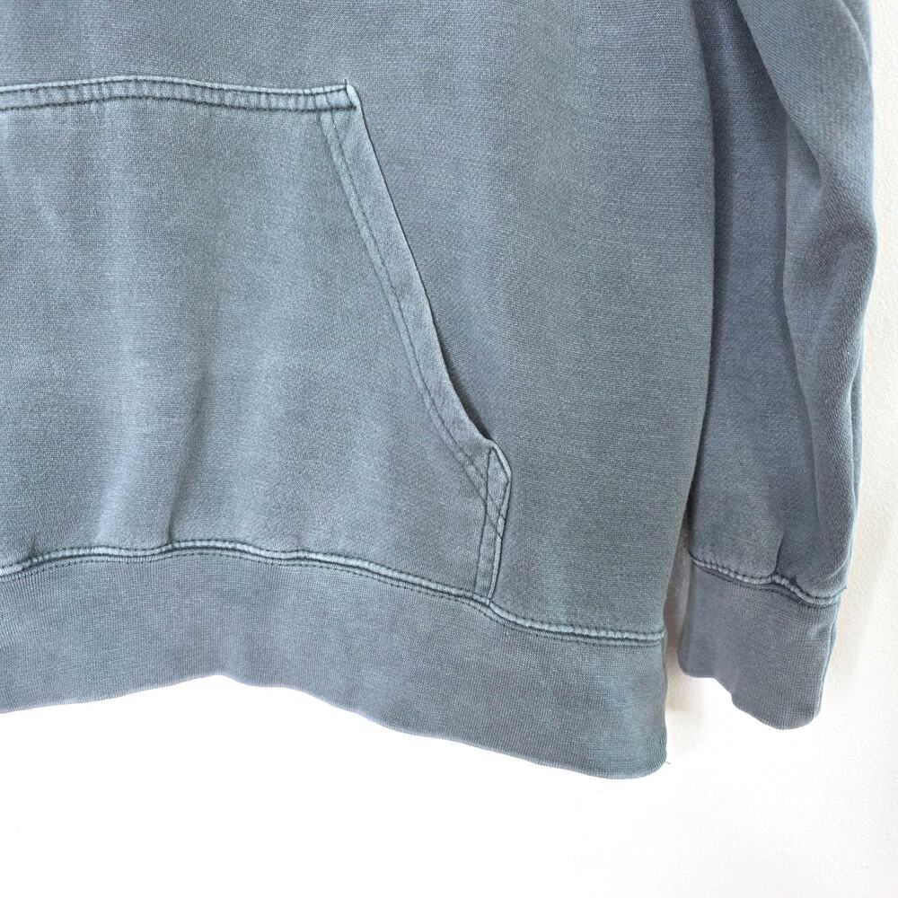 US Vintage Ft Myers Beach Surf Paradise Hoodie Medium Washed Slate Blue Travel - Picture 2 of 8